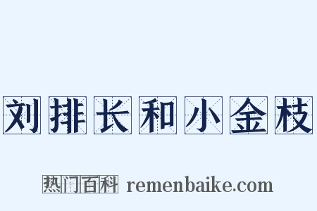 刘排长和小金枝是什么意思的图片